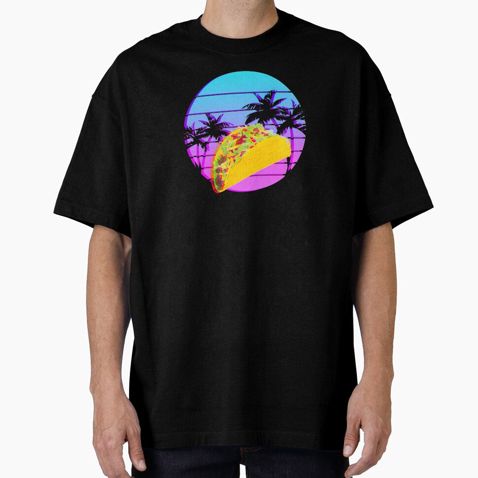 Vaporwave Art - 90's 80's Retro Taco Japanese Otaku Aesthetic by Hitagivapor