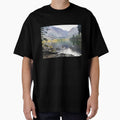 Mammoth Lake Scenery with Mountains and Ducks Floating in the Lake by Ilana Khoshsima