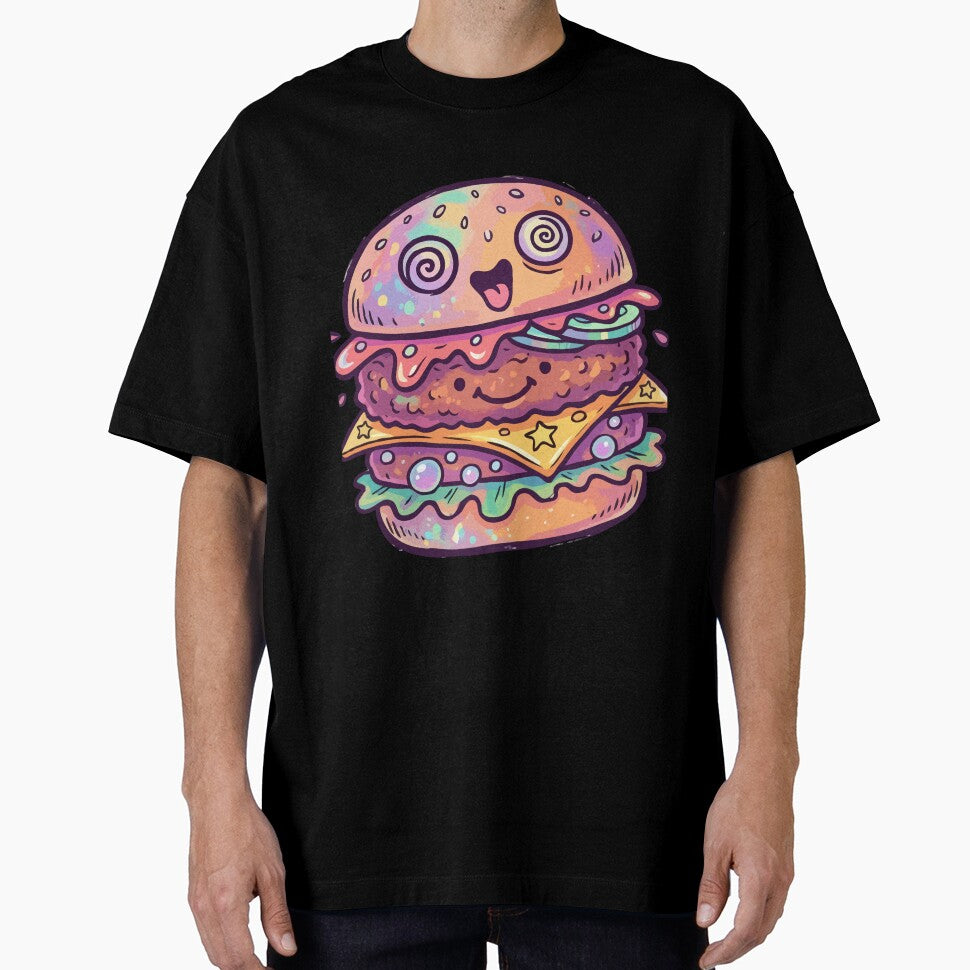 Multi-Faced Iridescent Rainbow Sandwich by Emegan Print Art