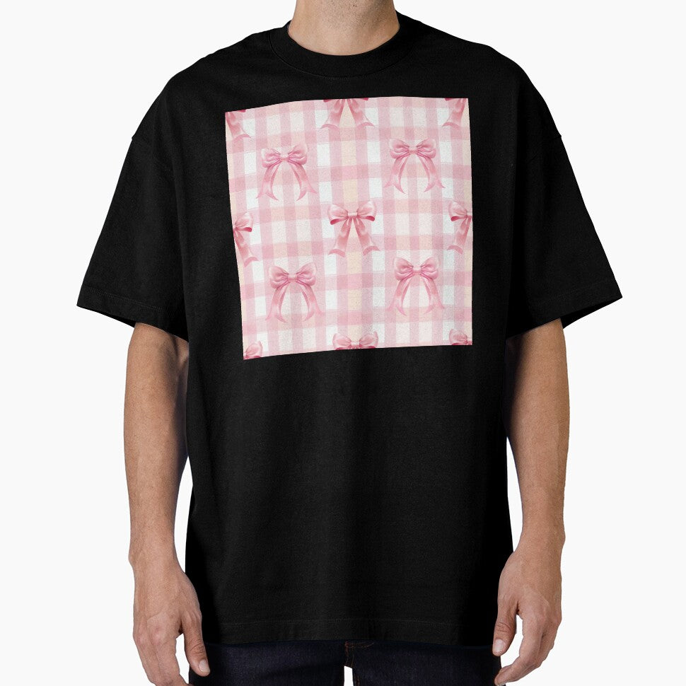 Coquette Pink Bow And White Pattern by ChaosReigns91