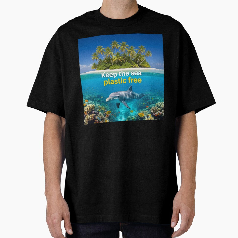 Clean Sea, Happy Dolphin – Keep The Sea Plastic Free by ART-POD-PL