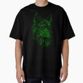 Green wild wolf by Maryart8