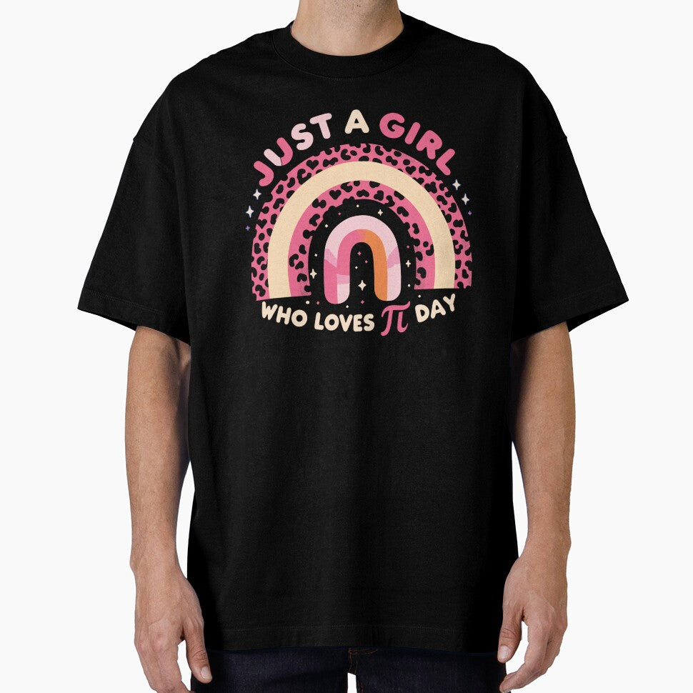 Just A Girl Who Loves Pi Day 3.14 Colorful Rainbow by Thomas Remmers