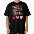 Love Is Final Sale – Valentines Day Ransom Note Aesthetic Poster by FestivityFinds
