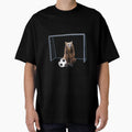 Brown Bear - Football soccer goal by Move-Art