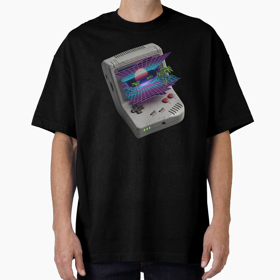 Retro Arcade Synthwave Game Boy 3D Pop Out by Utopian-Magic