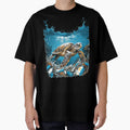 Sea Turtle Swimming Through Ocean Plastic Pollution by Zatch-Bell