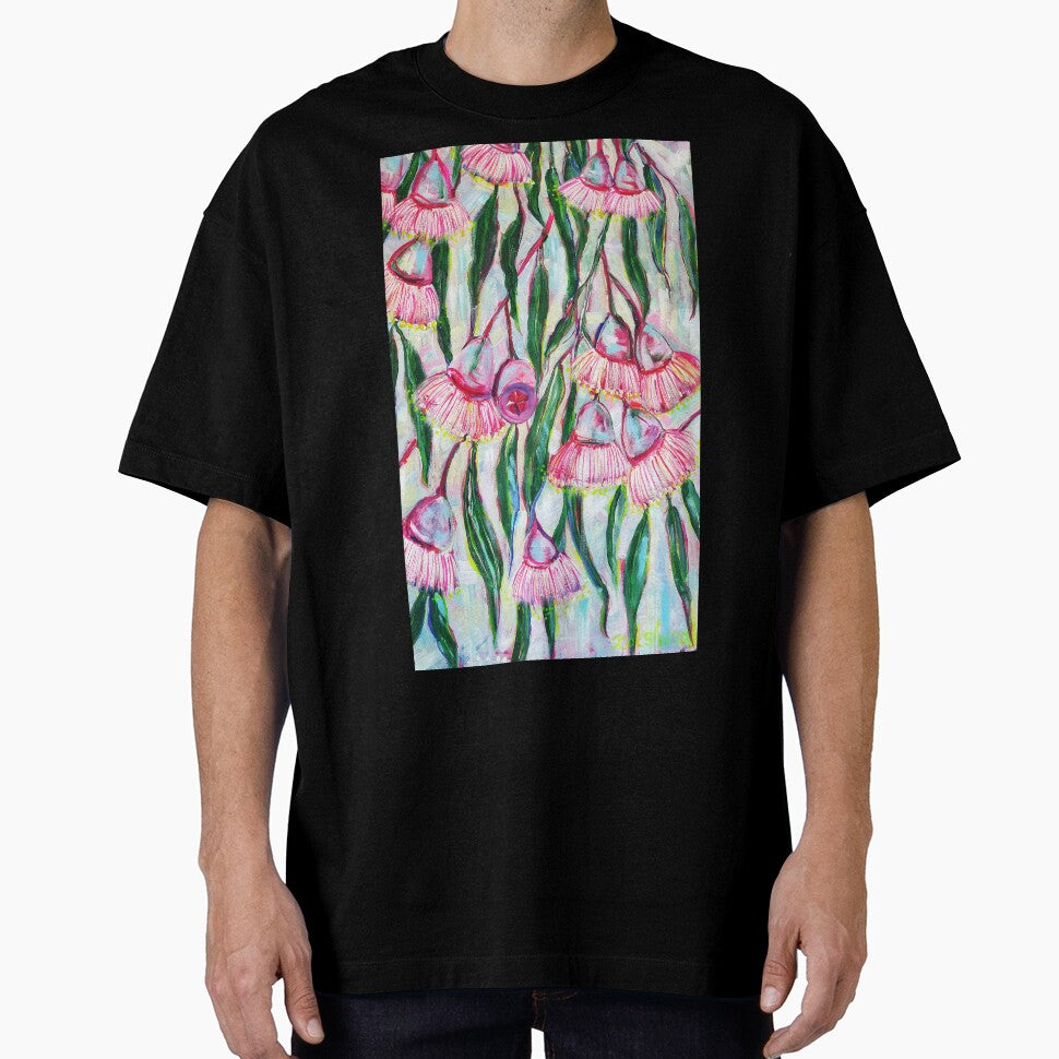 Blooming eucalyptus tree, gum tree flowers by orangerinka