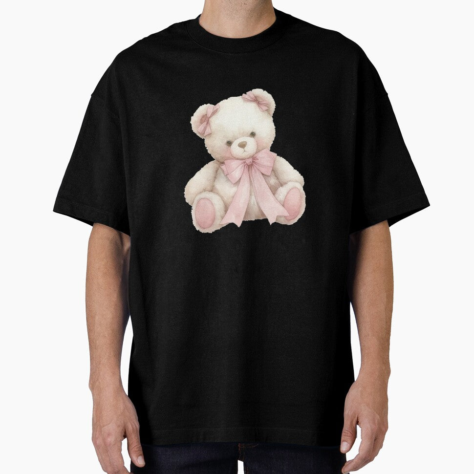 Coquette Pink Bow Teddy Bear Sticker by olivialontini