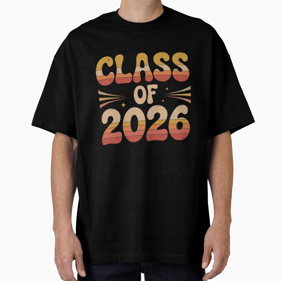 Retro Class of 2026 Graduation Tee by What a cute-Tee