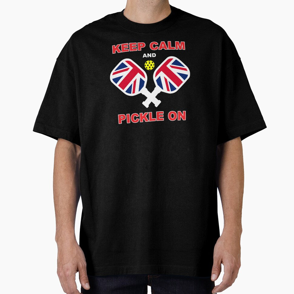 KEEP CALM and PICKLE ON - Union Jack Pickleball - UK pickleball - British pickleball – Pickleball GIFT by originalsusie