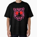 preppy star eyed tiger pink red by SUUSCK ★