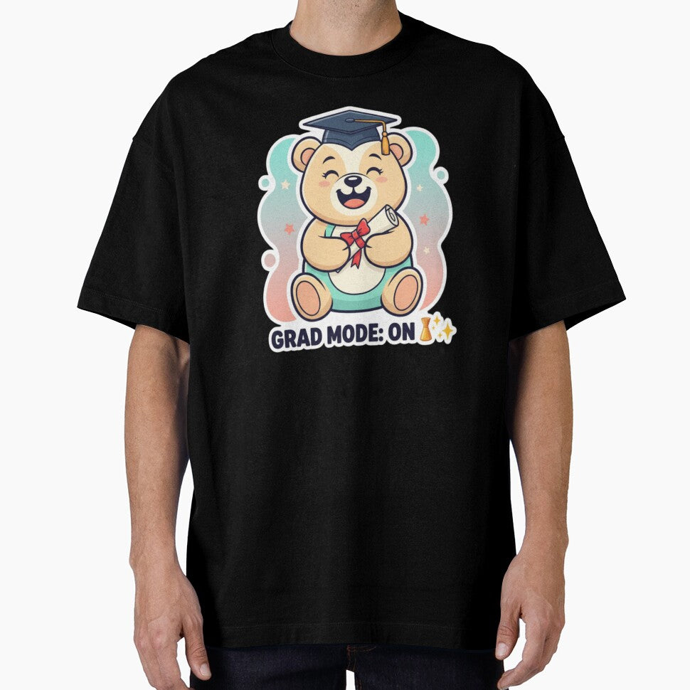 Cute Teddy Bear Graduation Celebration Design by PrintBreeze