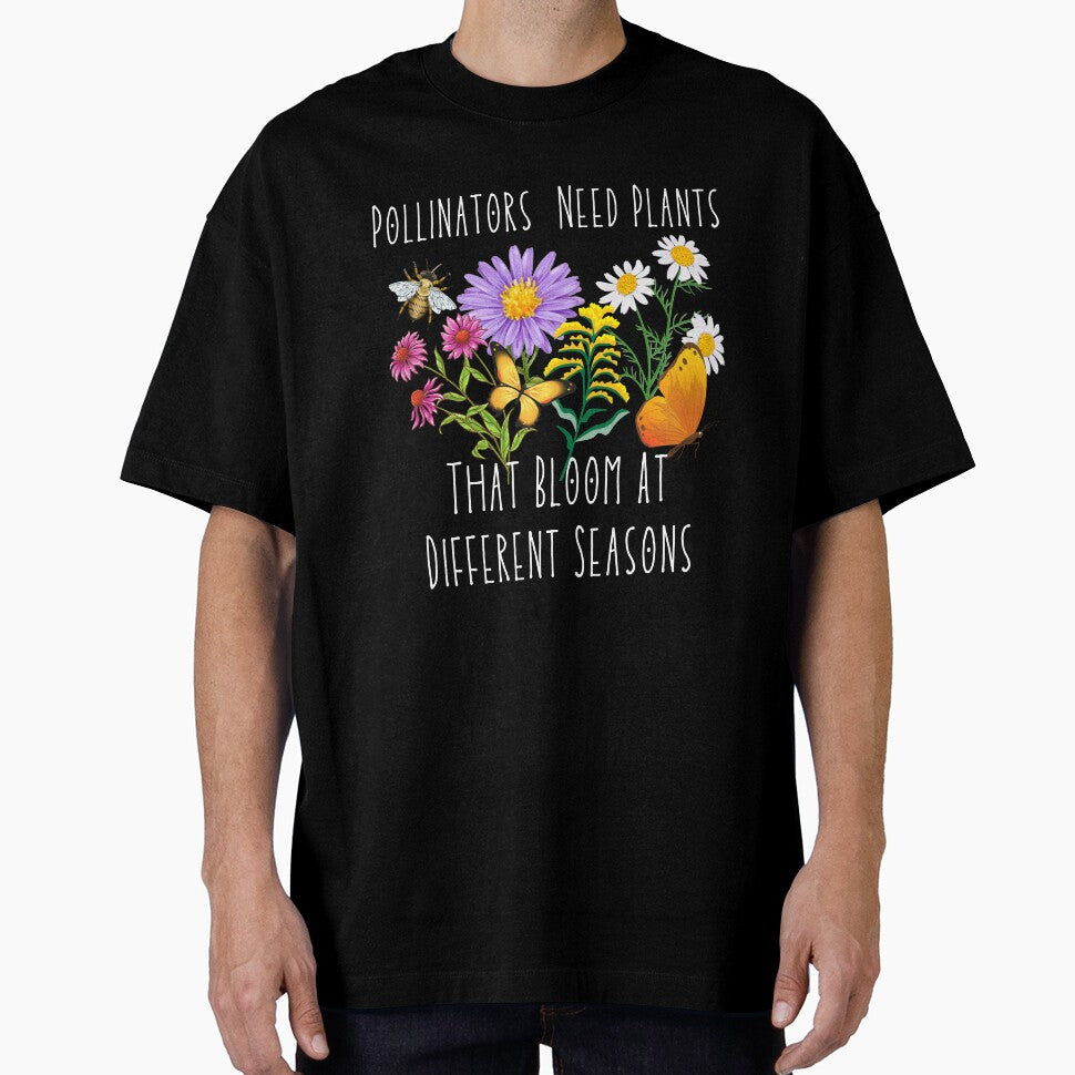 Pollinators Need Plants That Bloom At Different Seasons Design by EarthArtDesigns