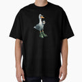 Cool Goose Drinking Coffee with Sunglasses and Boots Design by illeN-Art-World