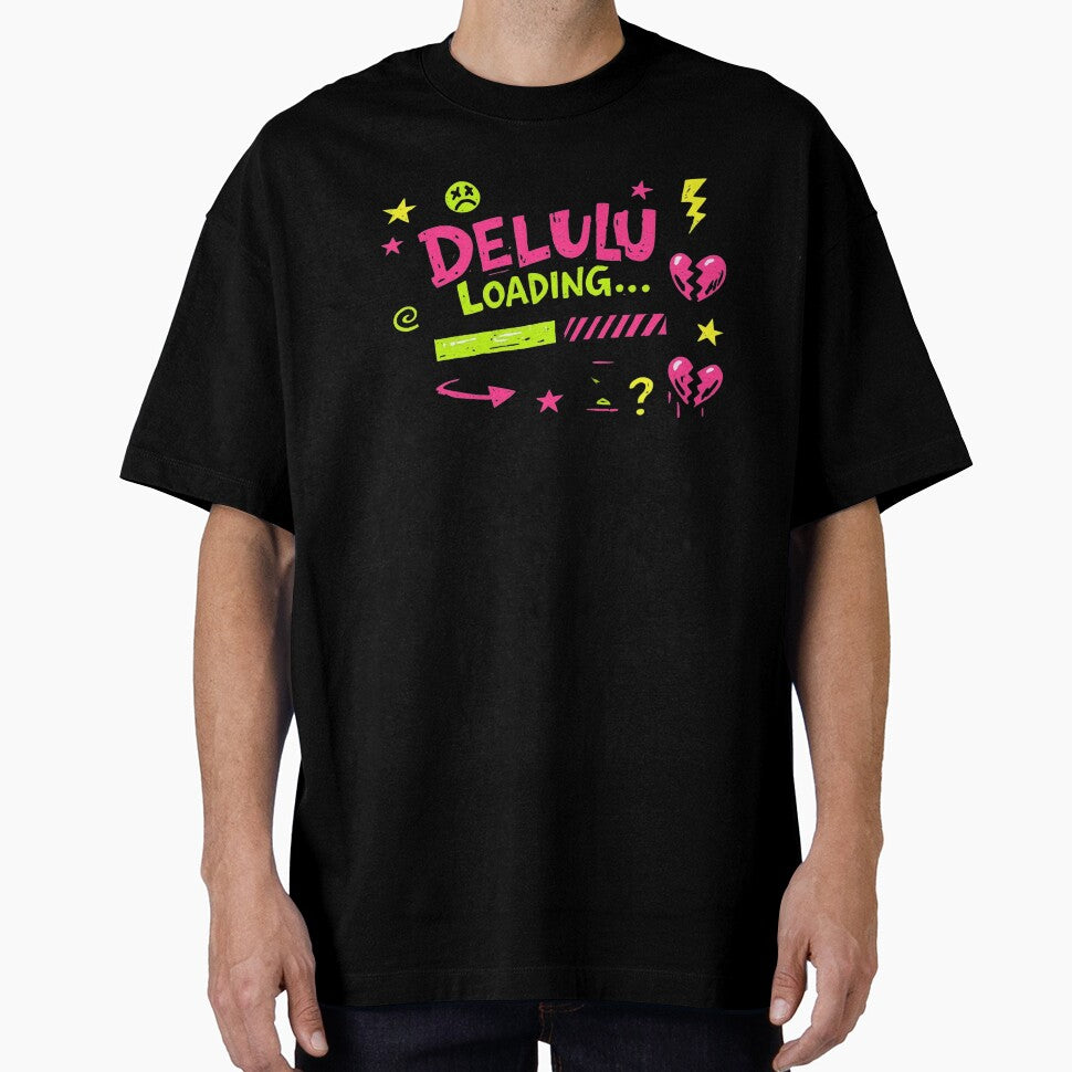 Delulu Loading – Chaotic Anti‑Design Sticker by Timeless Junction