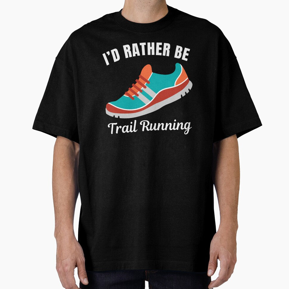 I'd rather be trail running, funny trail or distance runner saying by NBSStore