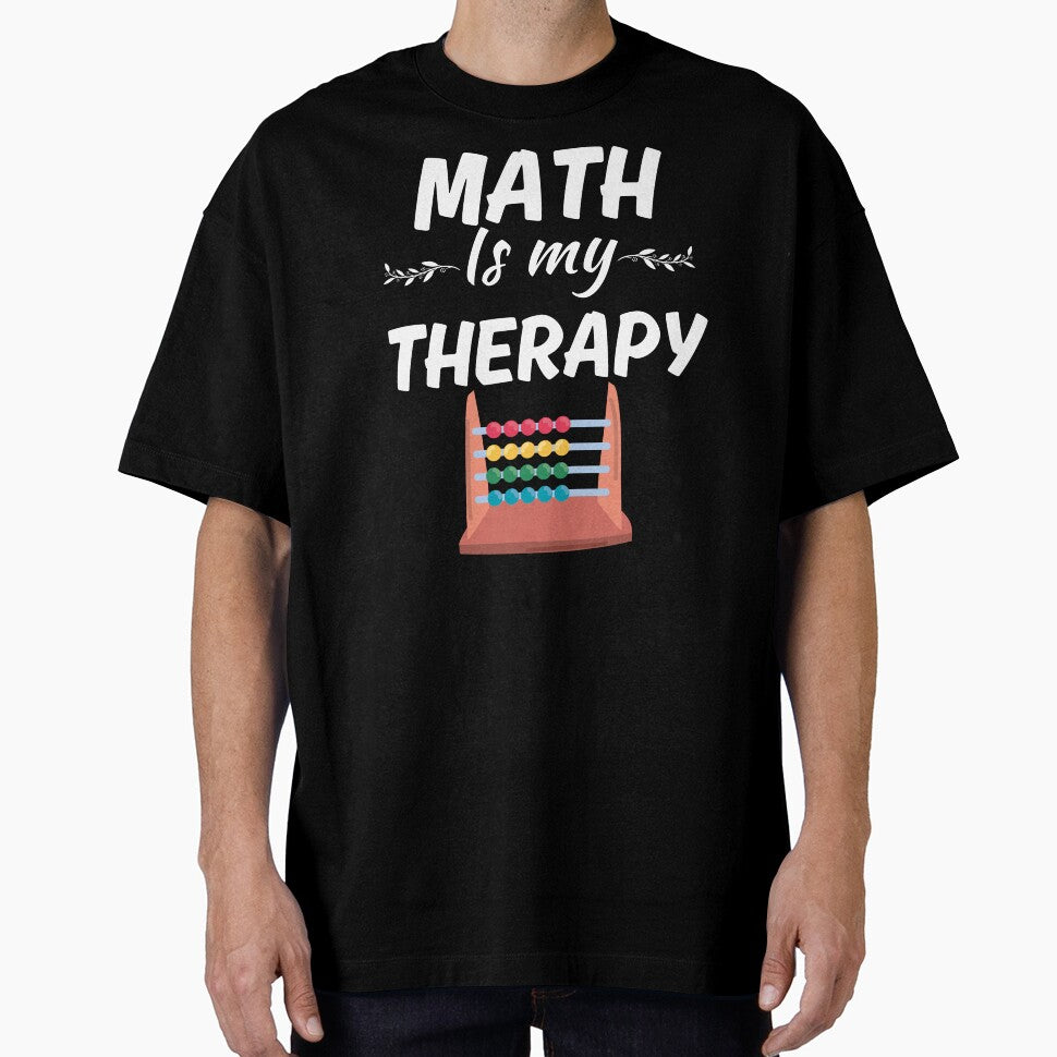 Math is my therapy, funny mathematics life saying or quote by NBSStore
