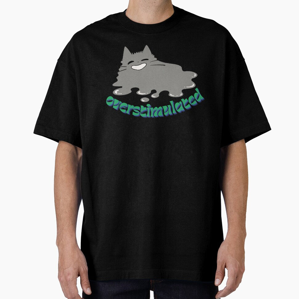 Overstimulated Puddle Cat by bandithaus