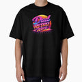 Dad Retro Wave - Neon Synthwave Typography Design by MKreative Studio