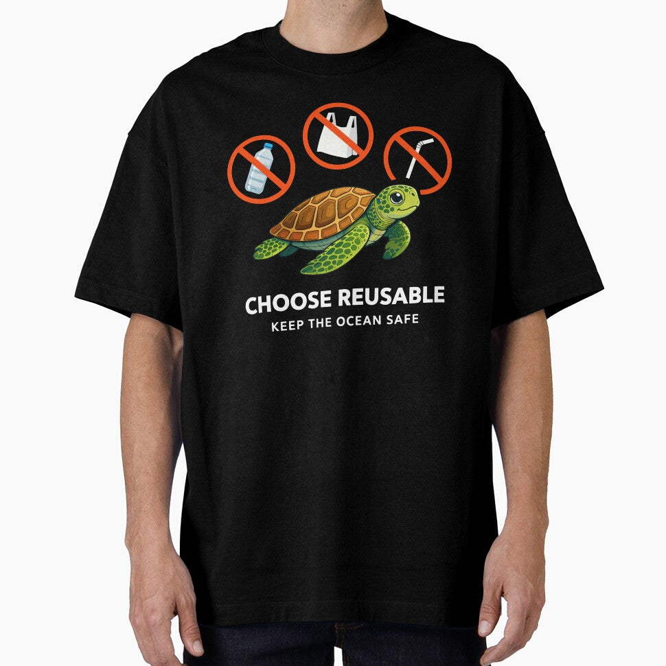No Plastic Sea Turtle Ban Single Use Plastic Eco Art by zoughlal
