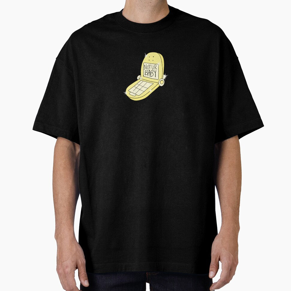 Not Ur Baby Flip Phone (yellow) by gross-girl99