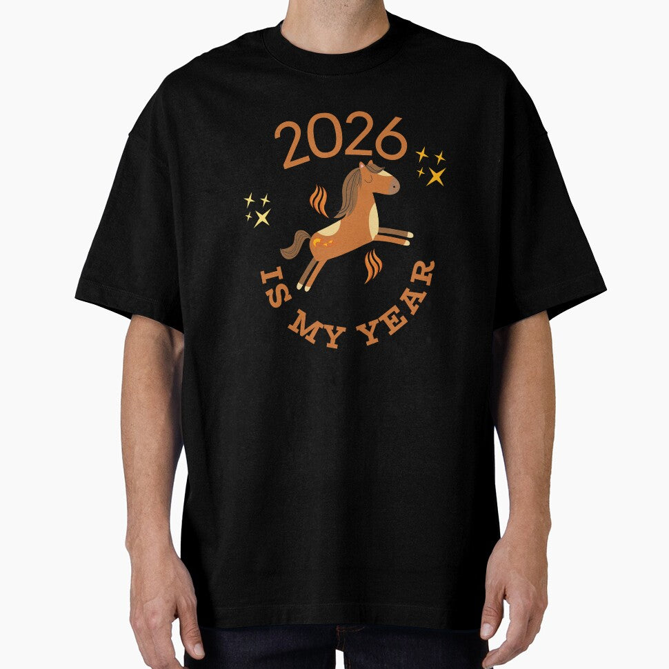 2026 Is My Year Cute Fire Horse by TurtleQuirks
