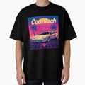 Retro Lamborghini Countach Sunset Art – Vaporwave Miami 80s Aesthetic by TheArtOfCar