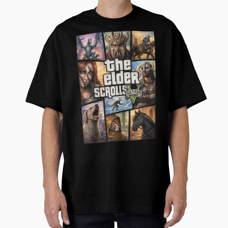 Skyrim Meets Gta Fan Art by My Artprintz