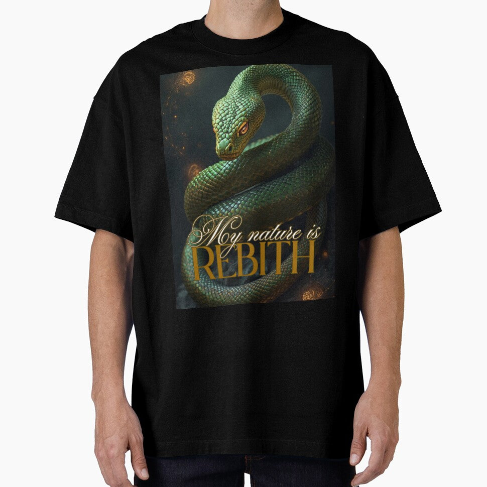 Snake Totem – My Nature is Rebirth | Serpent Symbol of Transformation and Renewal by Mvolo