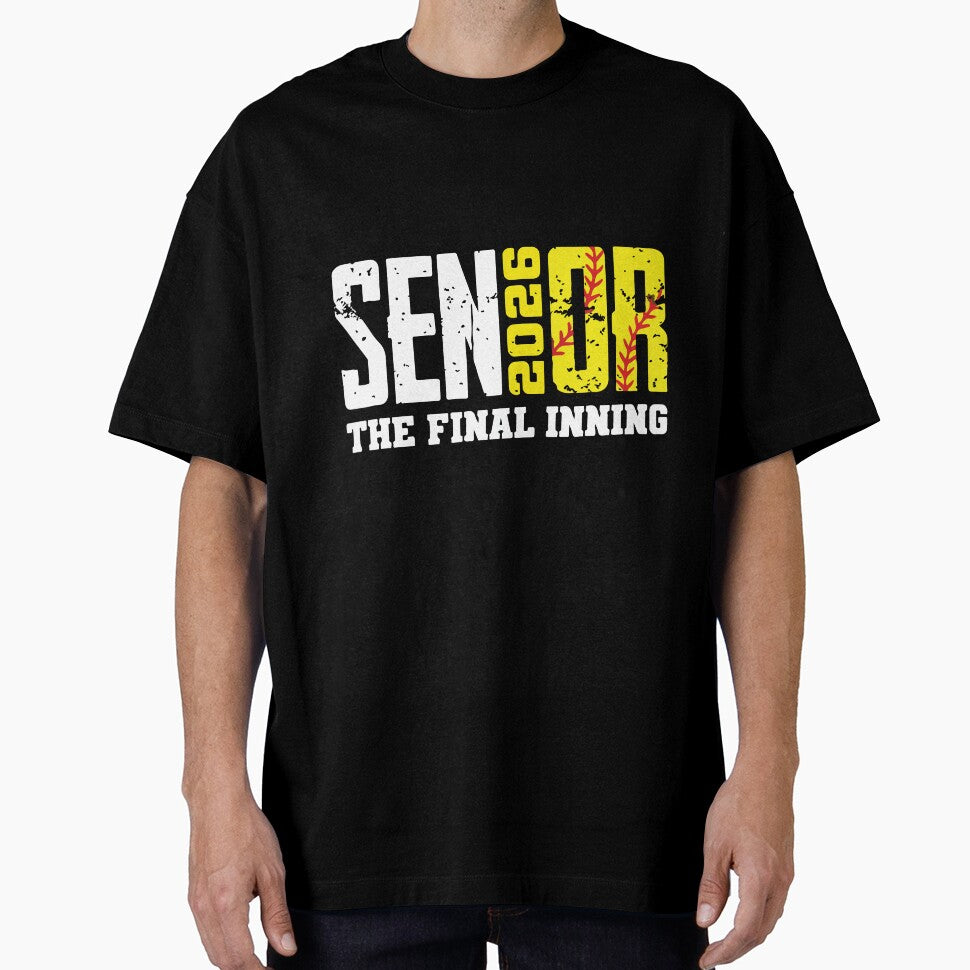 Softball Senior 2026 The Final Inning Retro Graduation Team Spirit by kiralynstration