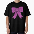 Pink Watercolor Ribbon Bow by Green Crayon Art
