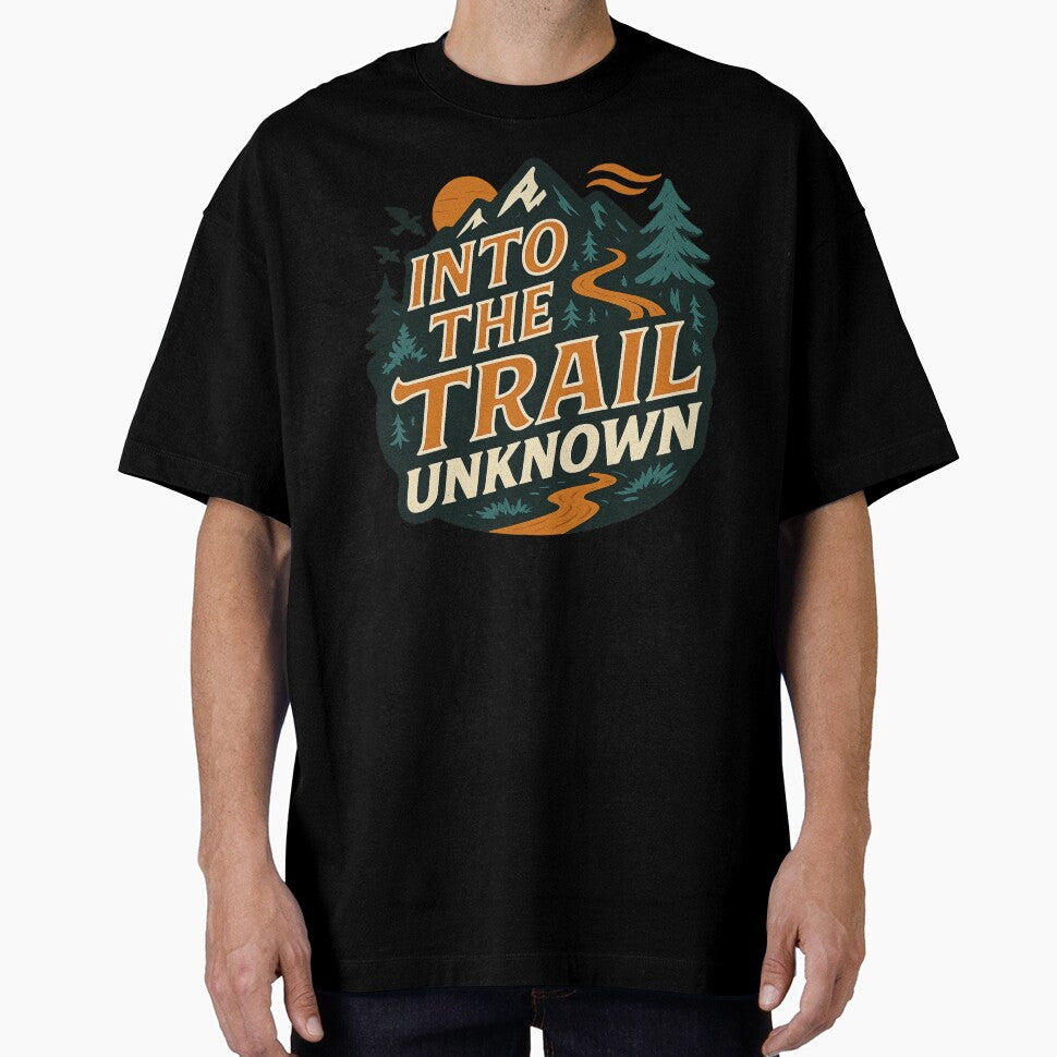 Into The Trail Unknown (Trail Running) T-Shirt by PerkzPrints