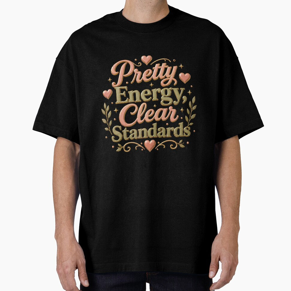 Pretty Energy Clean Standards Self Respect Quote by JagrDesigns