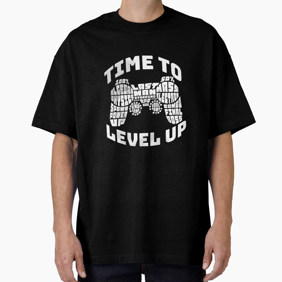 Time to level up, funny gamer nerd by Merchattack