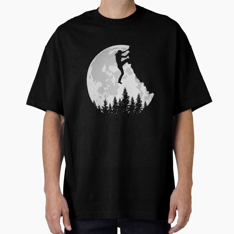 Inspirational Moon Climbing Rock Climbing Climber Mountain Bouldering Funny by Jutisi