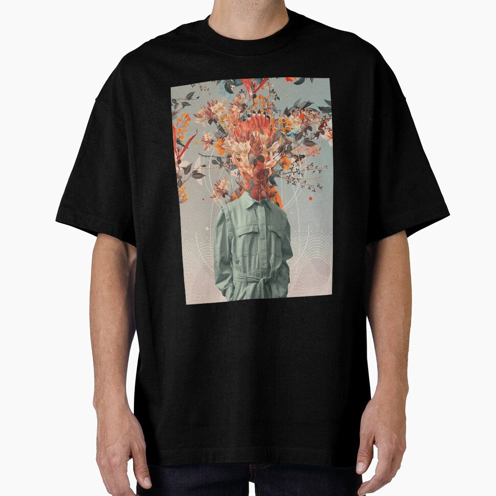 You Smell Like Home Surreal Floral Head by mcsaazhxo57