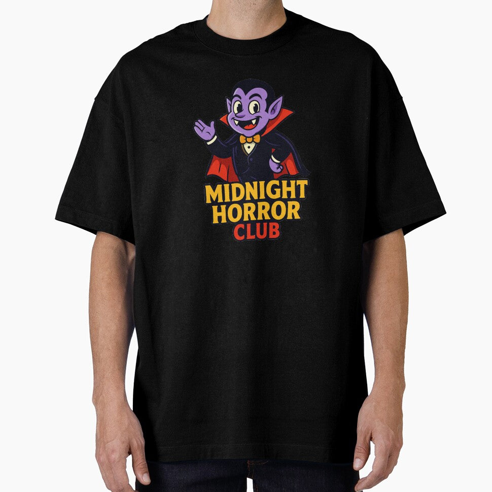 Midnight Horror Club Mascot – Cute Vampire Cartoon Design by LunarBones