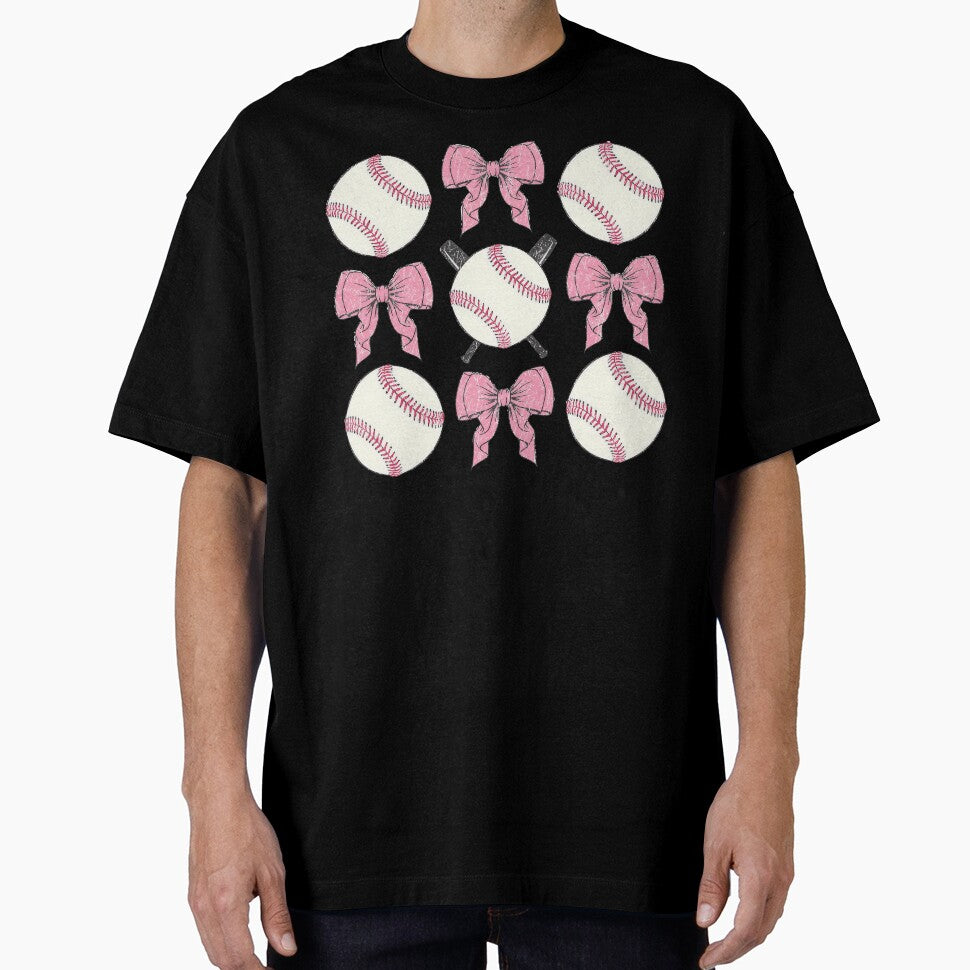 Coquette Baseball Bow Bows Baseball Cute Baseball Mom Game Fall by XuanhieuBp