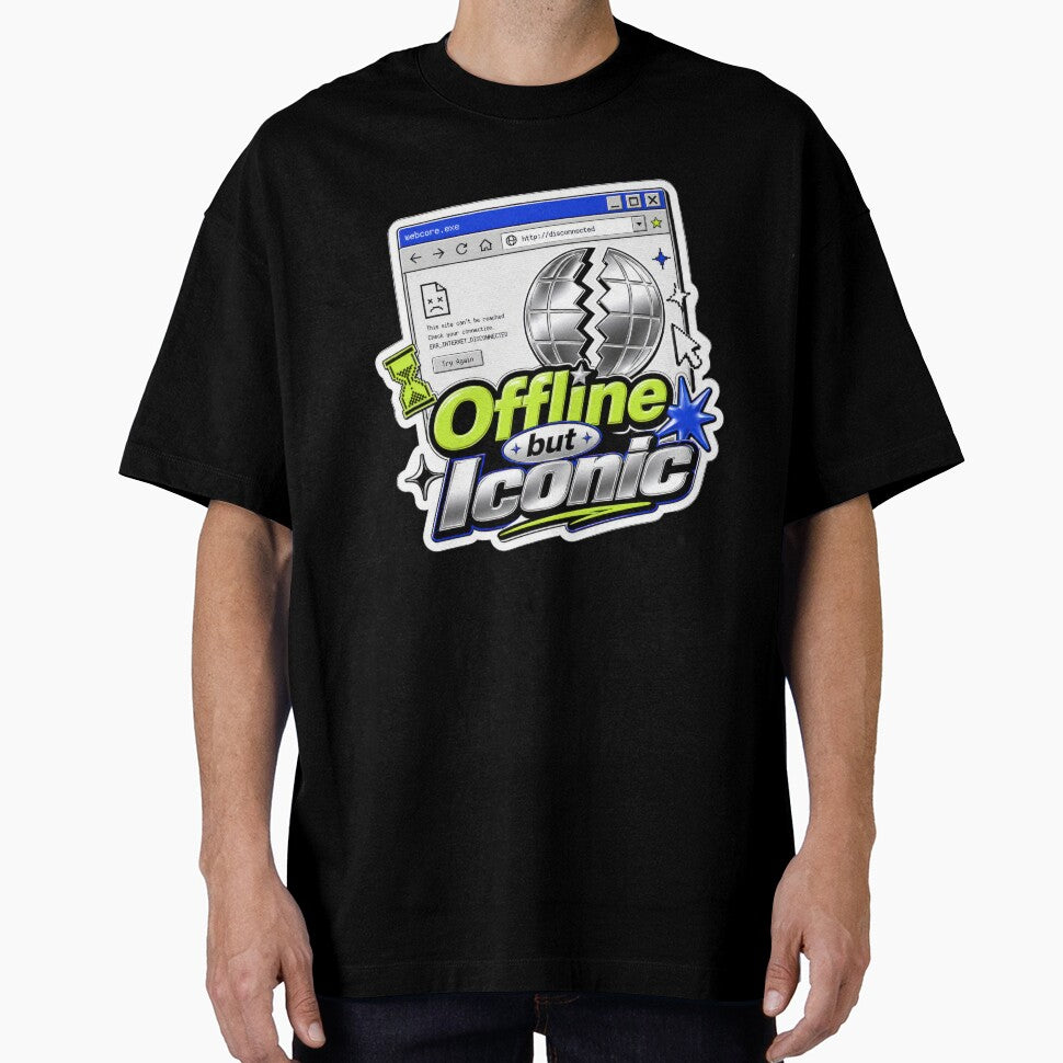 Offline But Iconic Retro Internet Sticker by Sketchlegacy