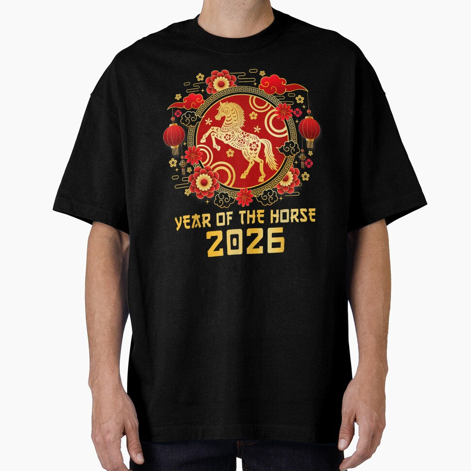 Year Of The Horse 2026 - Chinese New Year Zodiac 2026 by pixldraw