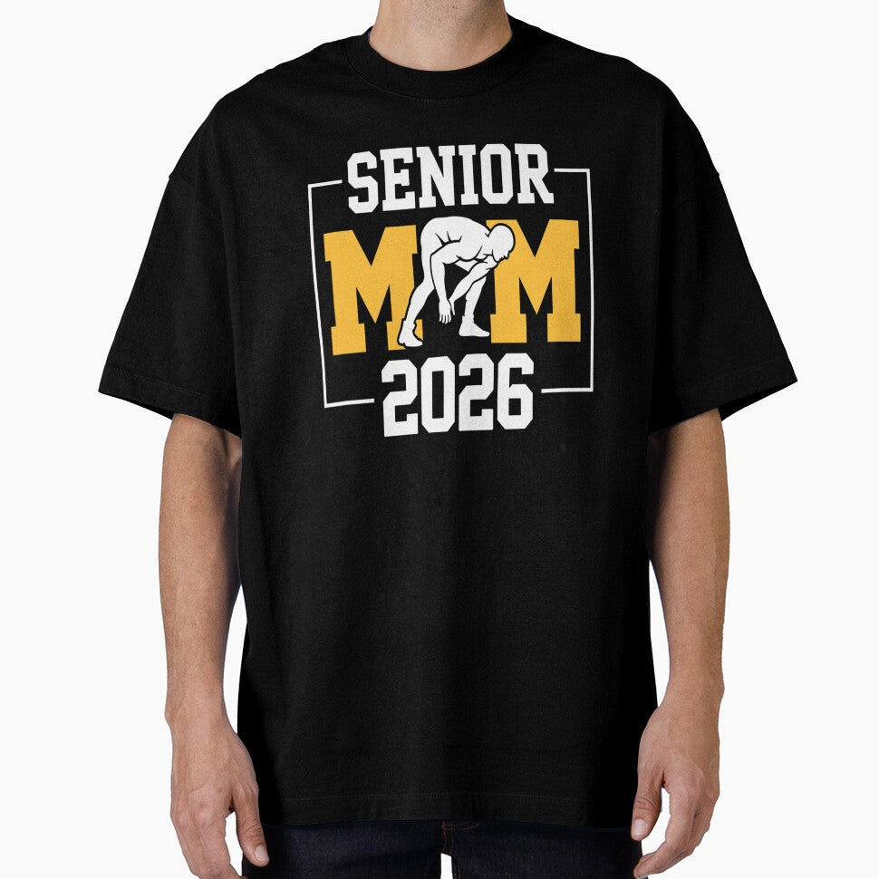 Senior Wrestling Mom 2026 Senior Mom Class of 2026 by BlassmausArt