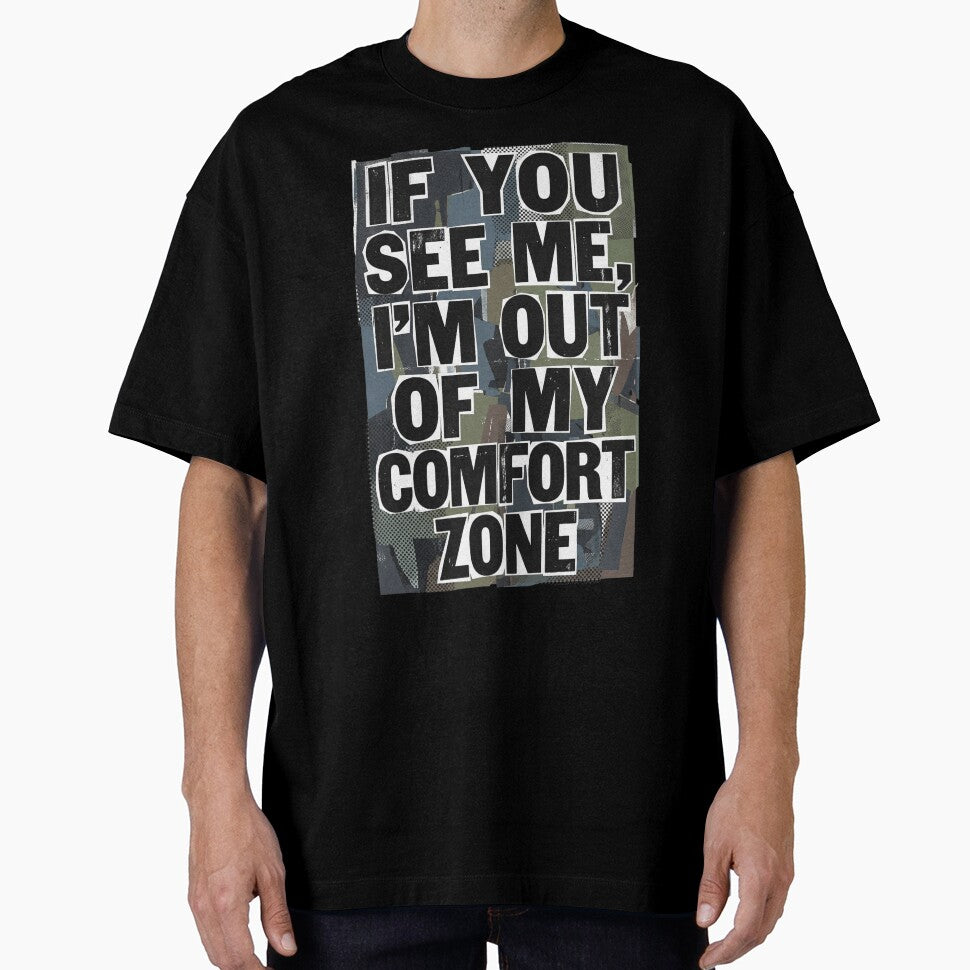 [TEXT ONLY] No.3: Out Of My Comfort Zone Funny Introvert by NO BEAVER NO PUNK