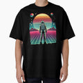 Retro Astronaut Sunset – Vaporwave Space Exploration by chantastical