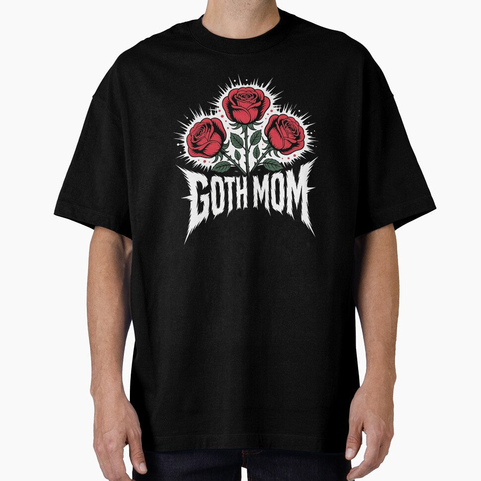 Goth Mom with Roses Mothers Day Gift for Gothic Mothers by Say It With Ink