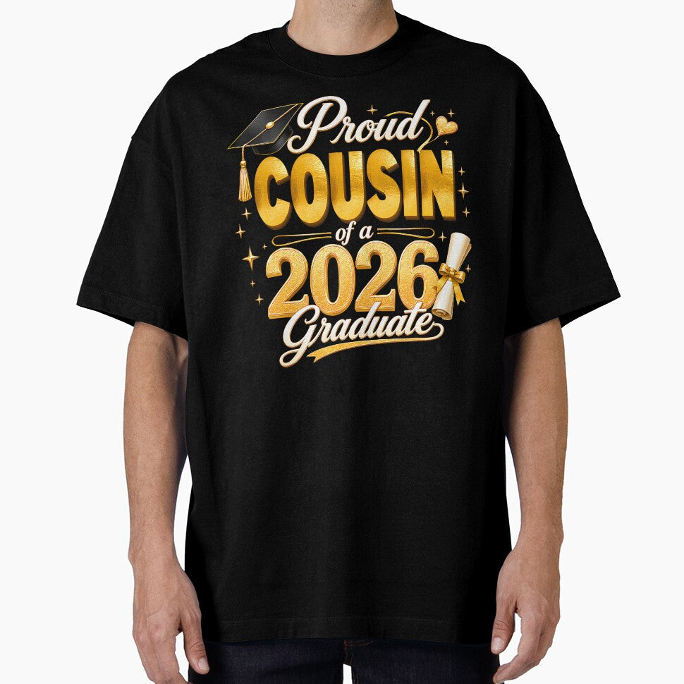 Proud Cousin 2026 Graduate Senior Graduation Family Pride by Fereskabilon