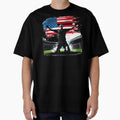 USA Soccer Player Goal Celebration — American Flag Football Fan by icemanphotos