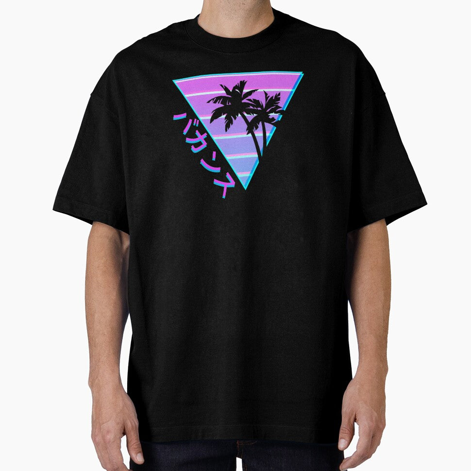 Vaporwave Art - 90's Retro Palm Tree Japanese Otaku Aesthetic by Hitagivapor