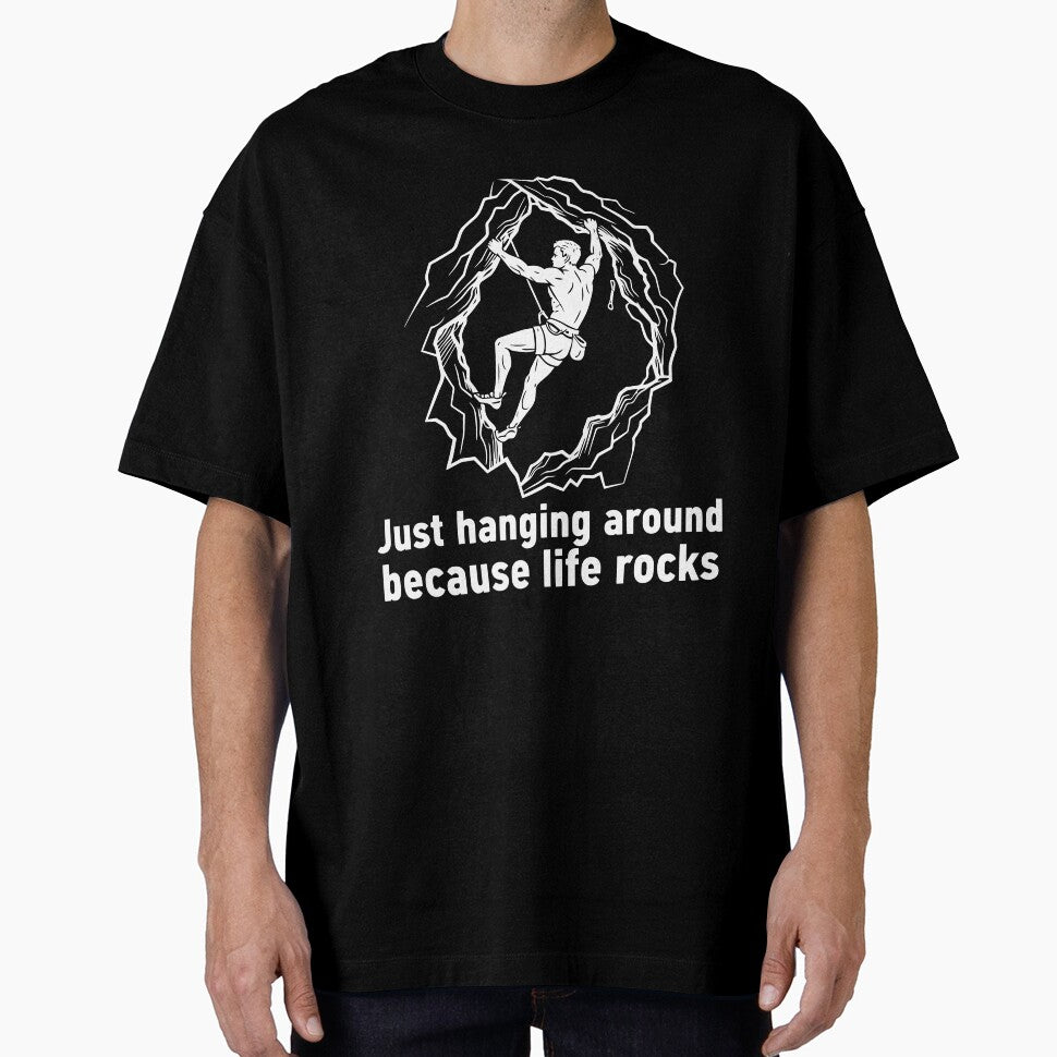 Life Rocks Bouldering Climbing Fun Design by LuminOrb