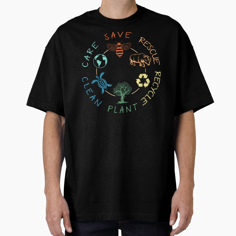 Save The Planet Earth Nature Conservation Eco Friendly Animal Rescue Wild Life by ashenz